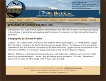 Tablet Screenshot of chitinaelectric.com